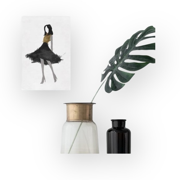 new Oliver Gal ❤︎ Silhouette of a Girl ❤︎ Signed Fashion Canvas Wall Art ❤︎︎ Hot - Picture 3 of 17